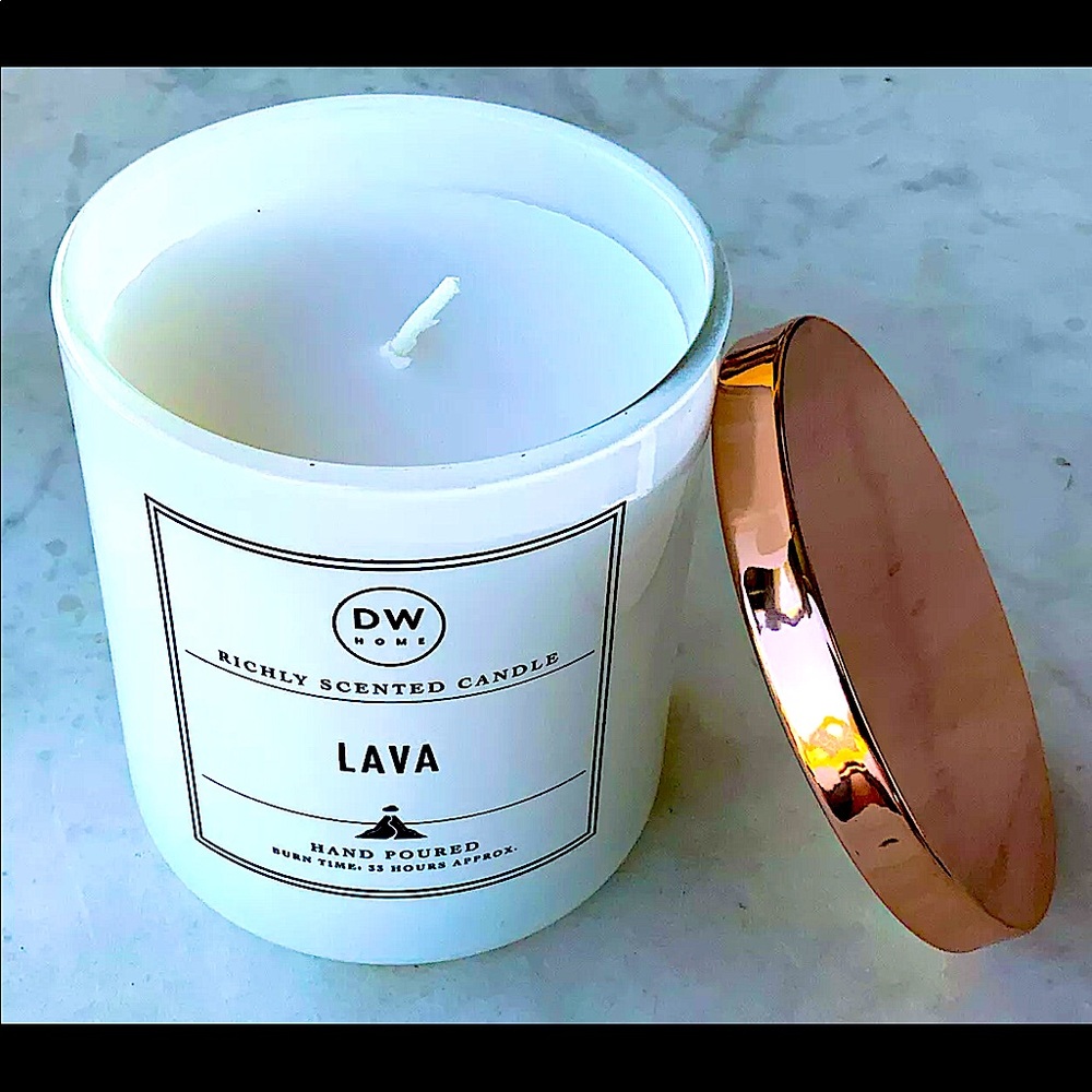 DW HOME CANDLE LAVA RICHLY SCENTED NEW 1 WICK 9.1 oz